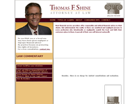 THOMAS SHINE website screenshot