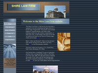 MARK SHIRE website screenshot