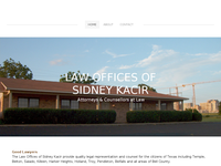 SIDNEY KACIR website screenshot