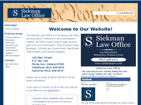 LANE SIEKMAN website screenshot