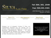 CRISTIAN SILVA website screenshot