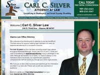 CARL SILVER website screenshot