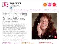 LORI SILVER website screenshot