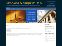 KIRK SIMPKINS website screenshot