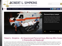 ROBERT SIMPKINS website screenshot
