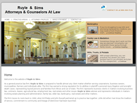BYRON SIMS website screenshot