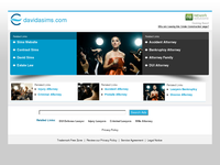 DAVID SIMS website screenshot
