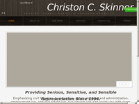 CHRISTON SKINNER website screenshot