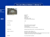 WILLIAM SKINNER IV website screenshot