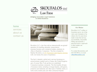 STEPHAN SKOUFALOS website screenshot