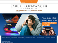 EARL CONAWAY III website screenshot