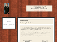 WILLIAM SLOPER website screenshot