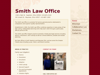 CHRISTINE SMITH website screenshot