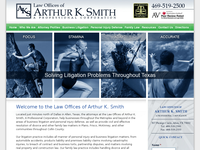ARTHUR SMITH website screenshot
