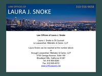 LAURA SNOKE website screenshot