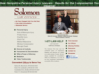 PETER SOLOMON website screenshot