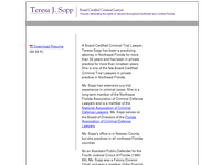 TERESA SOPP website screenshot