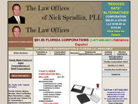 NICK SPRADLIN website screenshot