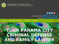 STANLEY PEACOCK website screenshot