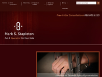 MARK STAPLETON website screenshot