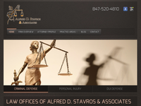 ALFRED STAVROS website screenshot