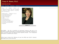 TRACY STEEN website screenshot