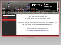 STEPHANIE PETTY website screenshot