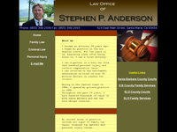 STEPHEN ANDERSON website screenshot