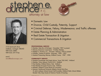 STEPHEN DURANCE website screenshot