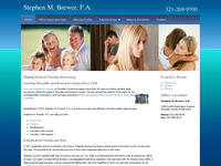 STEPHEN BREWER website screenshot