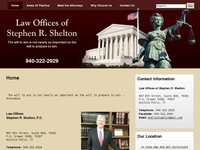 STEPHEN SHELTON website screenshot