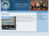 MARK STERN website screenshot