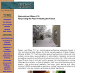 CATHERINE STETSON website screenshot