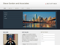 STEVE GORDON website screenshot