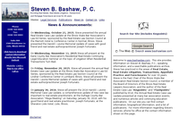STEVEN BASHAW website screenshot