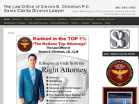 STEVEN CHROMAN website screenshot