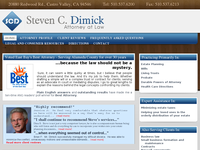 STEVEN DIMICK website screenshot