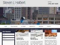 STEVEN HALBERT website screenshot