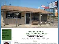 STEVEN WILLIAMS website screenshot