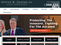 STEVEN THAYER website screenshot