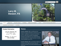 LARRY STEWART website screenshot