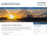 KAREN KNUTSON website screenshot