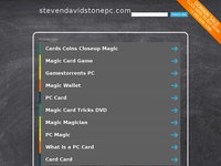 STEVEN STONE website screenshot