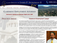 JAMES STONEMAN II website screenshot