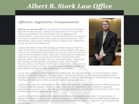 ALBERT STORK website screenshot