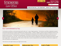 STEPHANIE STROMFORS website screenshot
