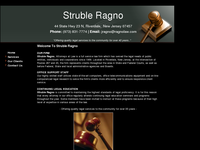 GEORGE STRUBLE website screenshot