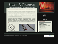 STUART THOMPSON website screenshot