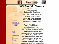 MICHAEL SUDERS website screenshot