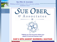 SUE OBER website screenshot